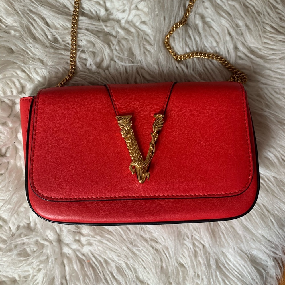 Versace Mini crossbody Authentic w card & duster